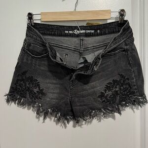 Vintage‎ 1964 Denim Embroidered Shorts